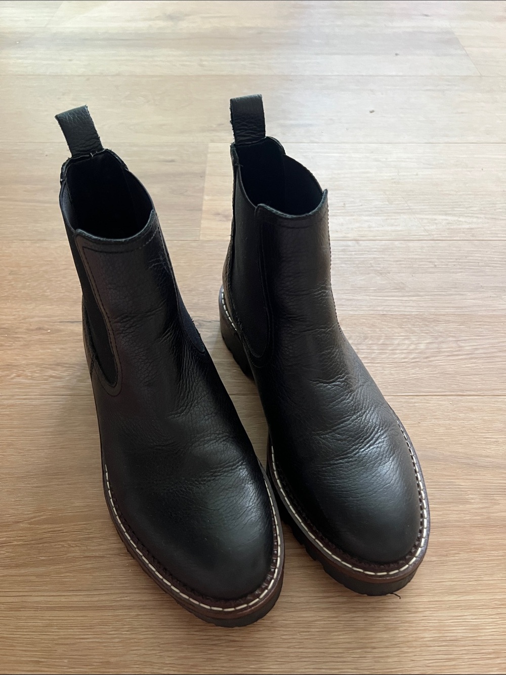 Caslon Black Chelsea Boots - Leather